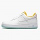 Rabatt  Nike Air Force 1 Low Hvit Dark Sulfur CZ8132 100 Dame/Herre Sneakers