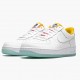 Rabatt  Nike Air Force 1 Low Hvit Dark Sulfur CZ8132 100 Dame/Herre Sneakers