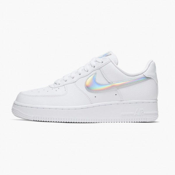 Nike Air Force 1 Low Hvit Irisdescent CJ1646 100 Dame/Herre