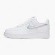 Kjøp  Nike Air Force 1 Low Hvit Irisdescent CJ1646 100 Dame/Herre Sneakers