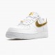 Rabatt  Nike Air Force 1 Low Hvit Metallic Gull DC2181 100 Dame/Herre Sneakers