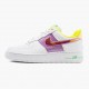 Ny  Nike Air Force 1 Low Hvit Multi Pastel CW5592 100 Dame/Herre Sko