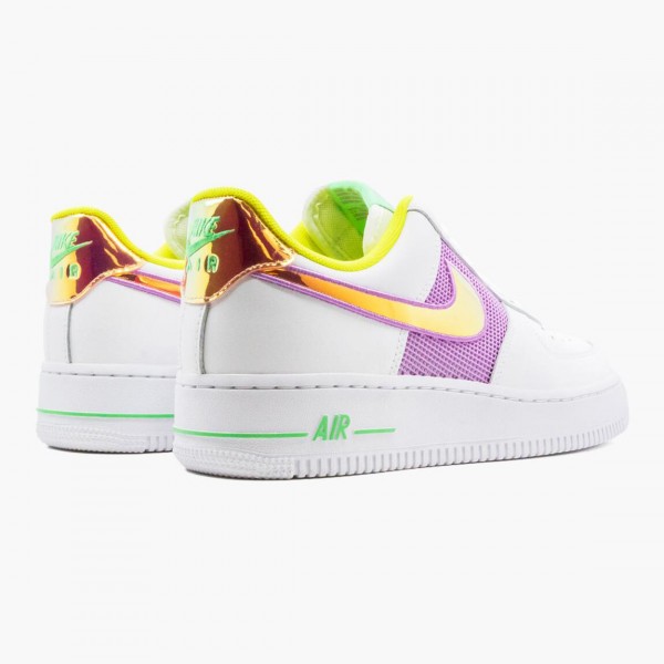 Ny  Nike Air Force 1 Low Hvit Multi Pastel CW5592 100 Dame/Herre Sko