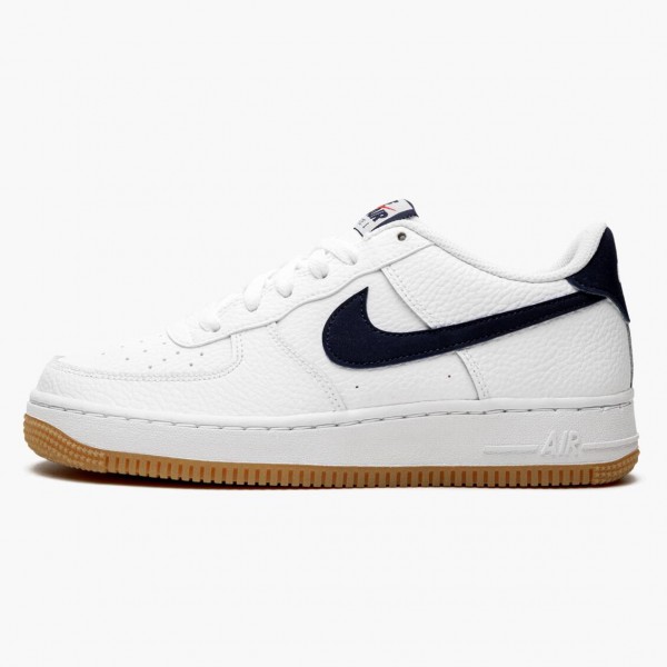 Nike Air Force 1 Low Hvit Obsidian CI1759 100 Dame/Herre