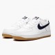 Kjøp  Nike Air Force 1 Low Hvit Obsidian CI1759 100 Dame/Herre Sneakers