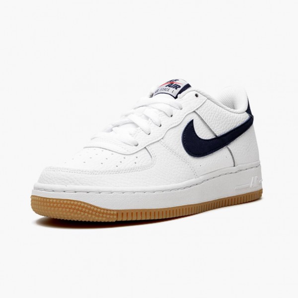 Kjøp  Nike Air Force 1 Low Hvit Obsidian CI1759 100 Dame/Herre Sneakers