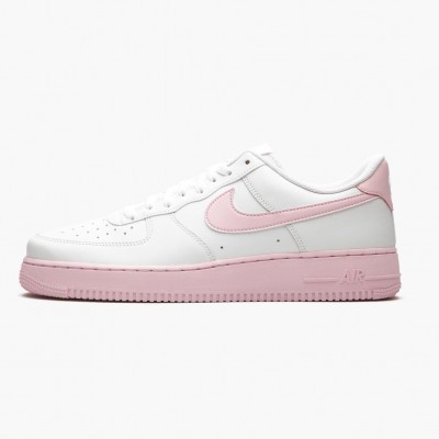 Nike Air Force 1 Low Hvit Rosa Foam CK7663 100 Dame