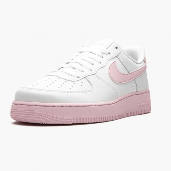 Ny  Nike Air Force 1 Low Hvit Rosa Foam CK7663 100 Dame Sneakers