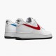 Butikk  Nike Air Force 1 Low Hvit Rød Blå CT2816 100 Dame/Herre Sneakers