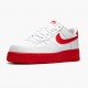 Svart  Nike Air Force 1 Low Hvit Rød Midsole CK7663 102 Dame/Herre Sneakers