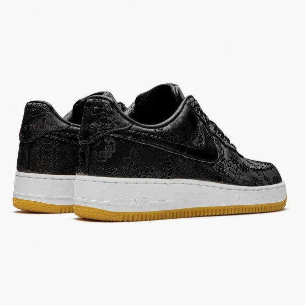 Blå  Nike Air Force 1 Low fragment design x CLOT CZ3986 001 Dame/Herre Sko