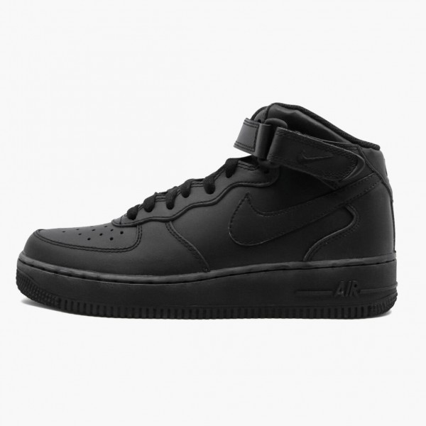 Nike Air Force 1 Mid Svart 2014 314195 004 Dame/Herre