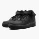 Rød  Nike Air Force 1 Mid Svart 2014 314195 004 Dame/Herre Sneakers