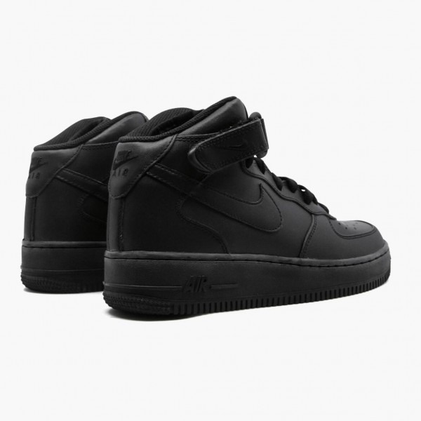 Rød  Nike Air Force 1 Mid Svart 2014 314195 004 Dame/Herre Sneakers