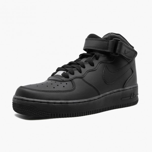 Rød  Nike Air Force 1 Mid Svart 2014 314195 004 Dame/Herre Sneakers