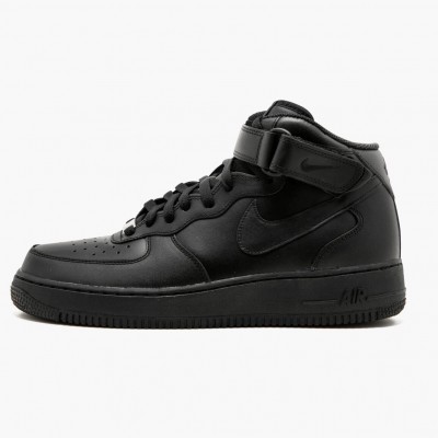 Nike Air Force 1 Mid Svart 315123 001 Dame/Herre