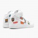 Het  Nike Air Force 1 Mid Supreme NBA Hvit AQ8017 100 Dame/Herre Sko