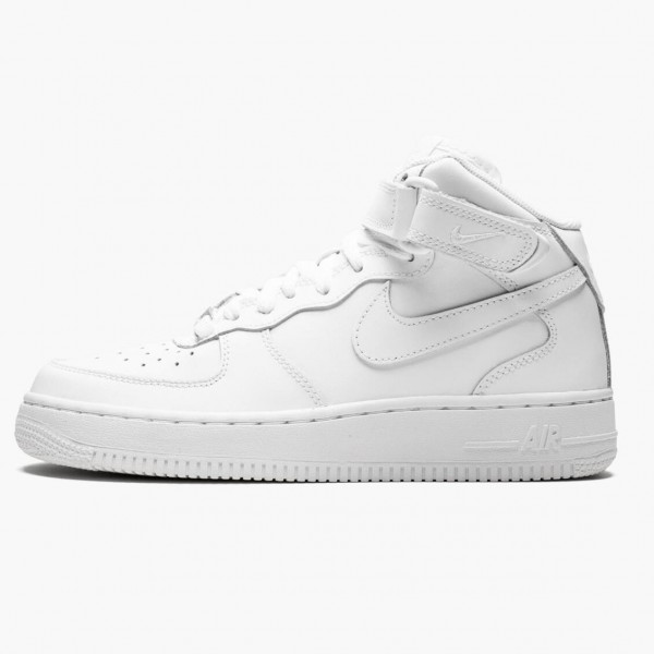 Nike Air Force 1 Mid Hvit 2014 314195 113 Dame/Herre