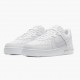 Rød  Nike Air Force 1 React Hvit CT1020 101 Dame/Herre Sko