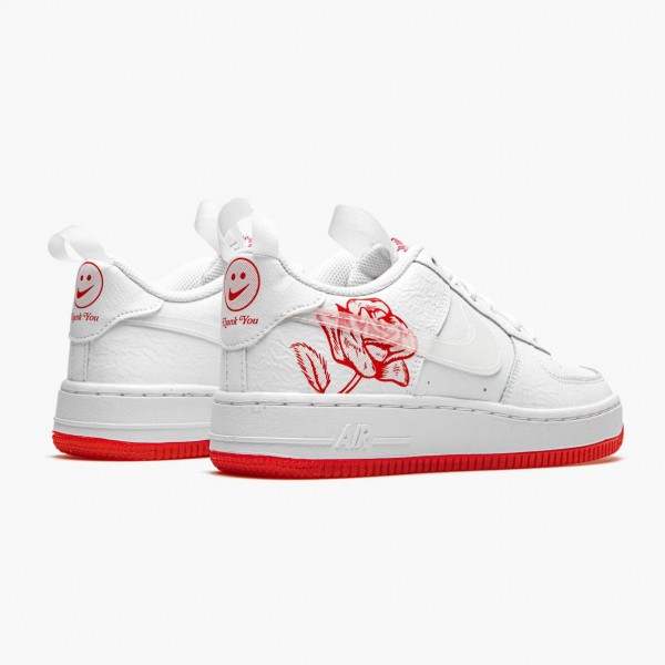 Rabatt  Nike Air Force 1 Satin Rose CN8534 100 Dame/Herre Sneakers