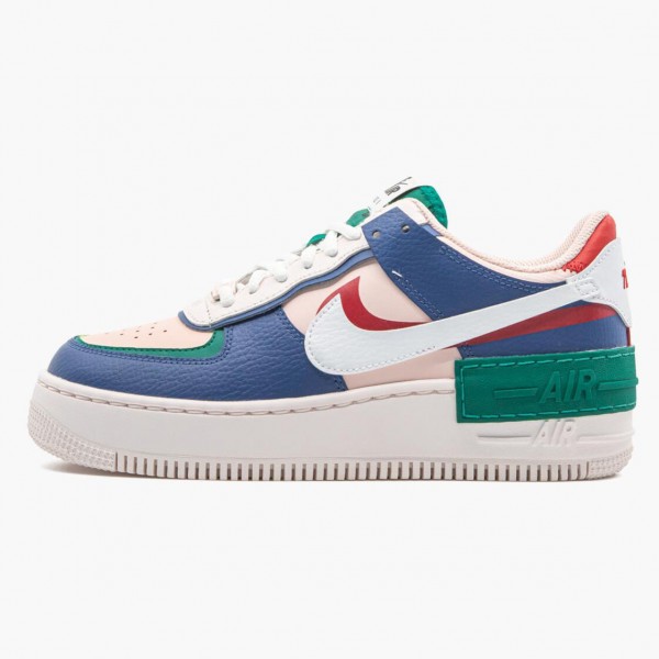 Nike Air Force 1 Shadow Mystic Marinen CI0919 400 Dame/Herre