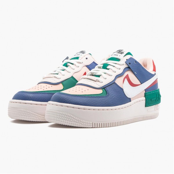 Butikk  Nike Air Force 1 Shadow Mystic Marinen CI0919 400 Dame/Herre Sneakers