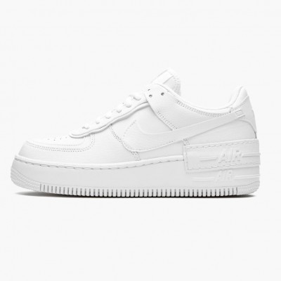 Nike Air Force 1 Shadow Triple Hvit CI0919 100 Dame/Herre