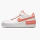 Brun  Nike Air Force 1 Shadow Hvit Coral Rosa CJ1641 101 Dame/Herre Sneakers