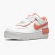 Brun  Nike Air Force 1 Shadow Hvit Coral Rosa CJ1641 101 Dame/Herre Sneakers