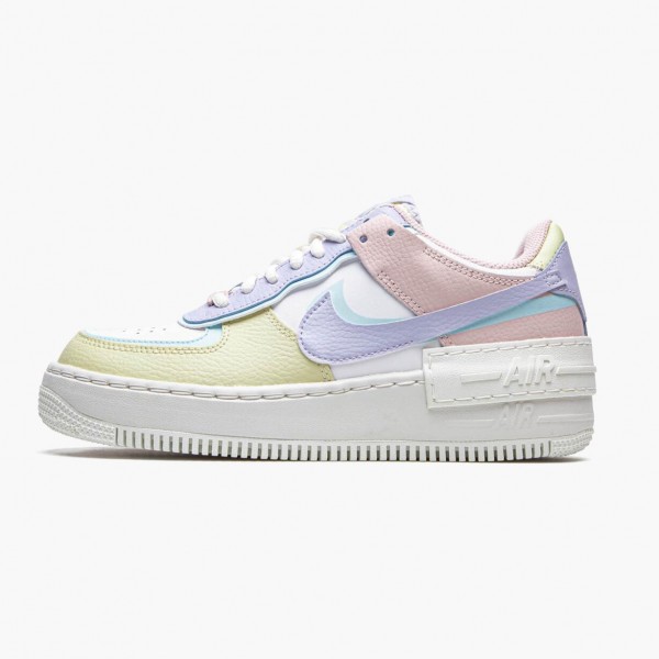 Nike Air Force 1 Shadow Hvit Glacier Blå Ghost CI0919 106 Dame