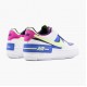 Blå  Nike Air Force 1 Shadow Hvit Sapphire Barely Volt CJ1641 100 Dame Sko