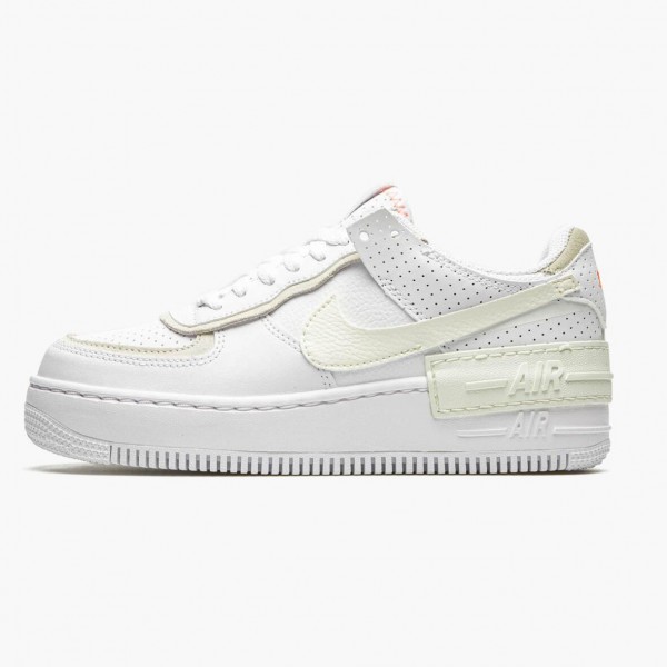 Nike Air Force 1 Shadow Hvit Stone Atomic Rosa CZ8107 100 Dame/Herre