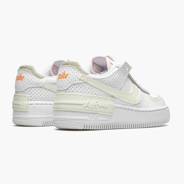 Rabatt  Nike Air Force 1 Shadow Hvit Stone Atomic Rosa CZ8107 100 Dame/Herre Sneakers