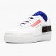 Svart  Nike Air Force 1 Type BQ4793 100 Dame/Herre Sneakers