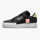 Rød  Nike Air Force 1 Type Svart CI0054 001 Dame/Herre Sko