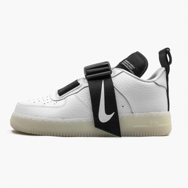 Nike Air Force 1 Utility Hvit Svart AV6247 100 Herre