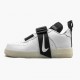 Hvit  Nike Air Force 1 Utility Hvit Svart AV6247 100 Herre Sneakers