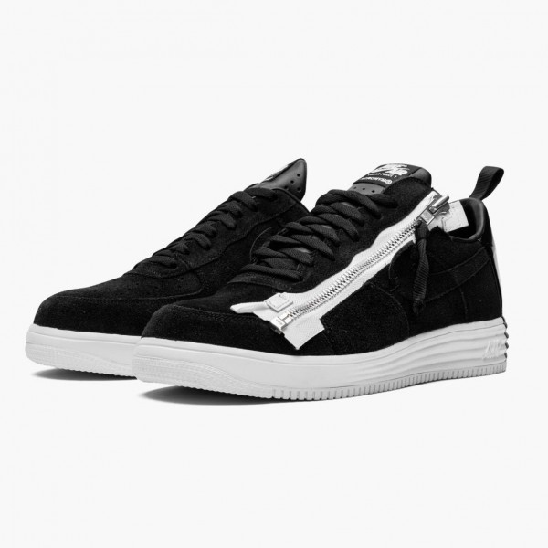 Het  Nike Lunar Force 1 Low Acronym Svart Hvit 698699 001 Dame/Herre Sneakers