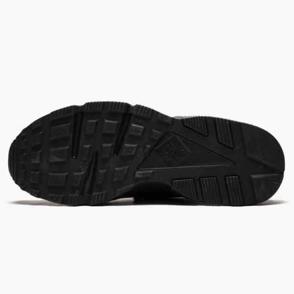 Nike Air Huarache Svart Svart Hvit 318429 003 Dame/Herre