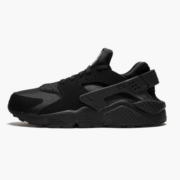 Nike Air Huarache Svart Svart Hvit 318429 003 Dame/Herre