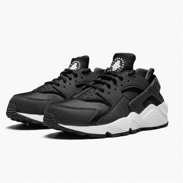 Svart  Nike Air Huarache Svart Hvit 634835 006 Dame/Herre Sko