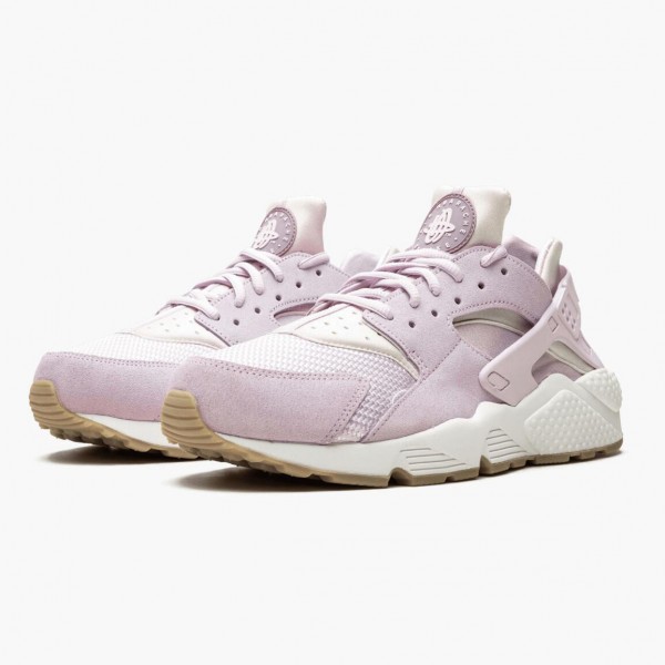 Billig  Nike Air Huarache TXT Bleached Lilac 818597 500 Dame Sneakers