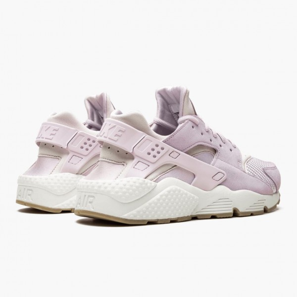 Billig  Nike Air Huarache TXT Bleached Lilac 818597 500 Dame Sneakers