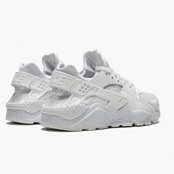 Ny  Nike Air Huarache Hvit Platine 318429 111 Dame/Herre Sneakers