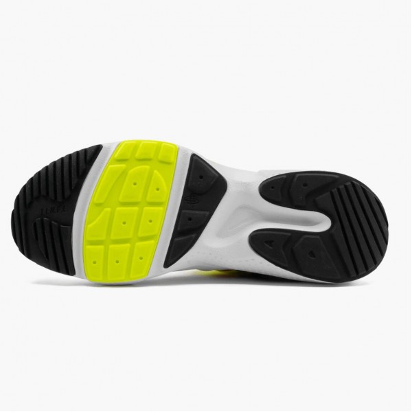 Het  Nike Huarache Edge Txt Hvit University Rød Volt Svart AO1697 100 Dame/Herre Sneakers