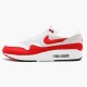 Blå  Nike Air Max 1 Anniversary Rød 908375 103 Dame/Herre Sneakers