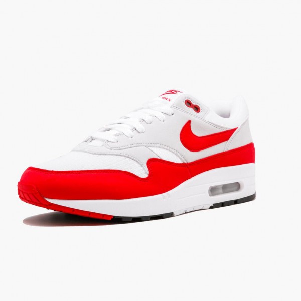 Blå  Nike Air Max 1 Anniversary Rød 908375 103 Dame/Herre Sneakers