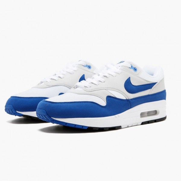 Billig  Nike Air Max 1 Anniversary Royal 908375 102 Dame/Herre Sko