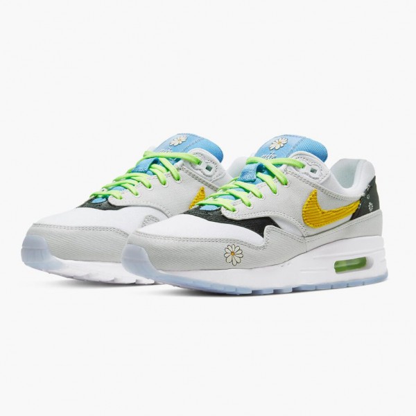 Blå  Nike Air Max 1 Daisy CW5861 100 Dame/Herre Sko