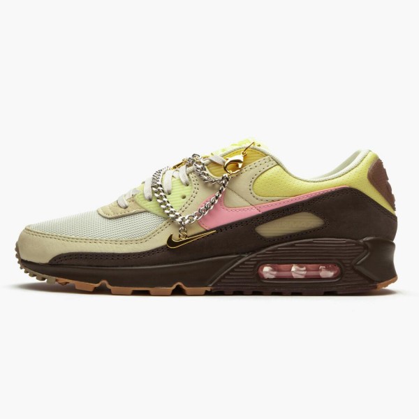 Nike Air Max 90 Cuban Link Velvet Brun CZ0469 200 Dame 